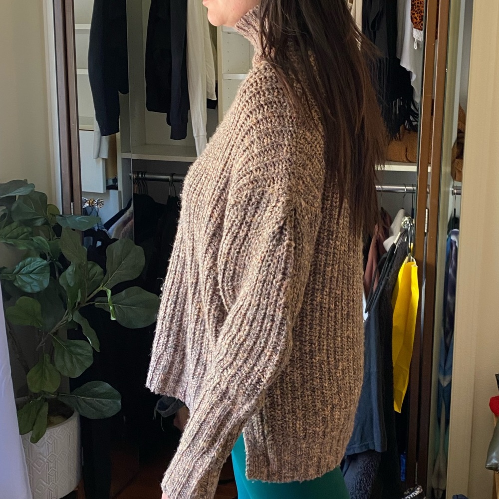 Never worn multi color sweater